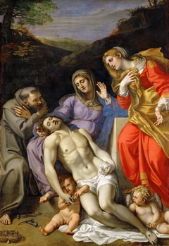 Pietà with Sts. Francis and Mary Magdalen
