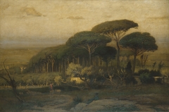 Pine Grove of the Barberini Villa by George Inness
