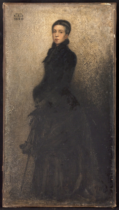 Portrait de la mère de l'artiste (Mme Dillon) by Théobald Chartran