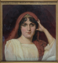 Portrait de Madeleine Roch (1885-1930), sociétaire de la Comédie-Française, dans le rôle de Sabine dans "Horace" by Louis Édouard Fournier