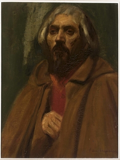 Portrait of a peasant by Józef Chełmoński