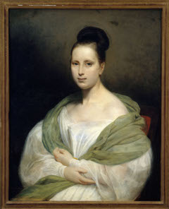 Portrait of Adélaïde Rousseau-Scheffer by Hendrik Scheffer