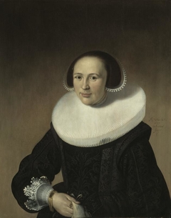Portrait of Alida Pietersdr Scharlaken, 1637 by Paulus Lesire