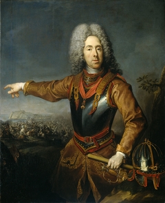 Portrait of Eugene, Prince of Savoy by Jacob van Schuppen