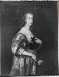Portrait of Mary Stewart, Duchess of Richmond en Duchess of Lennox (1622–1685), voorheen Lady Mary Villiers