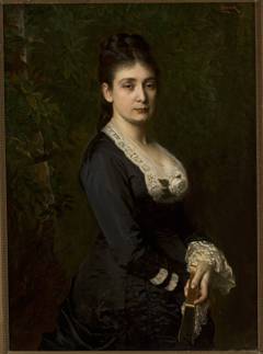 Portrait of Mina Fajans (1841–1933) by Leopold Horovitz
