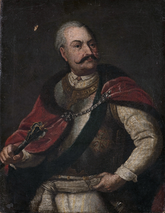 Portrait of prince Samuel Korecki /?/ Pogonia coat of arms (1621–1651), starosta of Ropczyce by Anonymous