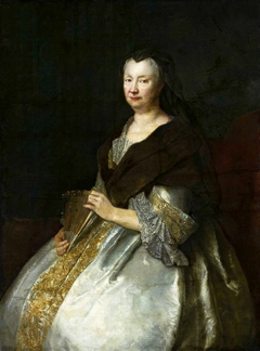 Portrait of Sophia Hedwig von Tettau (1662–1733) by Antoine Pesne