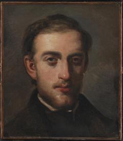 Portrait of the Painter Fritz Melbye (1826-69) by Camille Pissarro