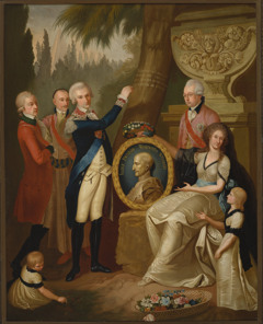 Portrait of the Prozor Family. by Franciszek Smuglewicz