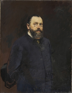 Portrait of Viggo Glahn Ørbeck by Christian Krohg