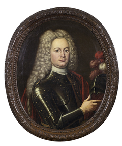 Portrait of Willem Alberda (1672-1716), echtgenoot van Lea Aldringa by Hermannus Collenius