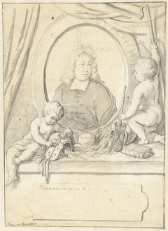 Portret van Adriaan van Boscheiden by Frans van Mieris II
