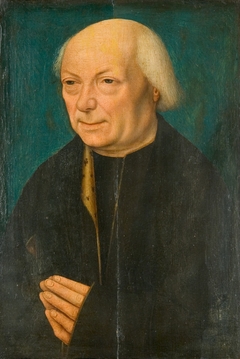 Portret van een oude man by Master of Hoogstraeten