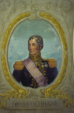 Retrato de Alexandre Tomás Cochrane (Lord Cochrane) by Oscar Pereira da Silva