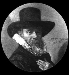 Round portrait of a man, possibly Saeckma