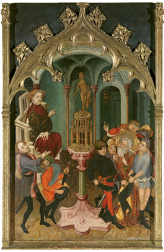 Saint Andrew refusing to worship the Idol by Lluís Borrassà