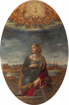 Saint Catherine of Alexandria (after Raphael) by Rebecca Dulcibella Orpen