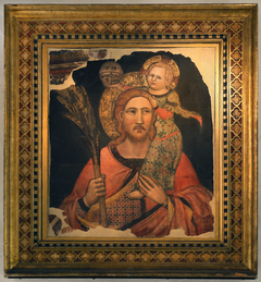 Saint Christophe et l'Enfant Jésus by Tommaso del Mazza
