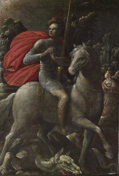 Saint George and the Dragon by Cesare Rossetti