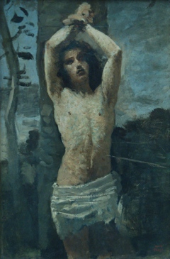 Saint Sebastian by Jean-Baptiste-Camille Corot 1