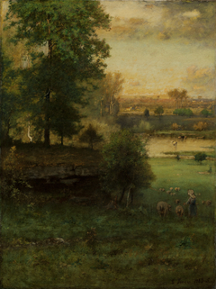 Scene at Durham, an Idyll by George Inness