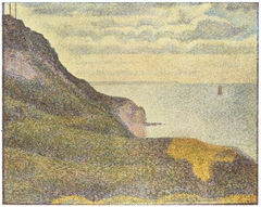 Seascape at Port-en-Bessin, Normandy by Georges Seurat