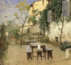 September morning in Settignano by Telemaco Signorini