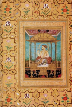 Shah Jahan on The Peacock Throne by Govardhan
