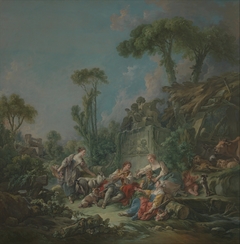 Shepherd's Idyll by François Boucher