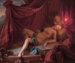 Sleeping Venus and Cupid by Godfried Schalcken