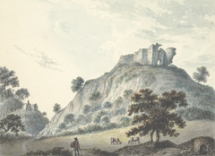 South aspect of Caergwrle Castle by John Ingleby
