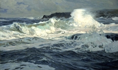Southwesterly Gale, St. Ives by Frederick Judd Waugh