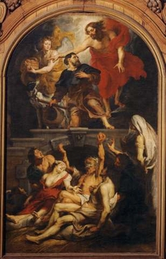 St. Roch interceding for the plague-stricken