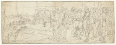 Stedemaagd van Den Bosch en prins Frederik Hendrik by Unknown Artist