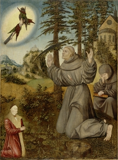 Stigmatization of St Francis by Lucas Cranach the Elder