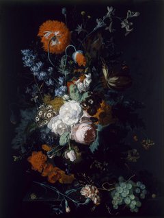 Still Life of Flowers and Fruit by Jan van Huysum