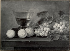 Still life with a rummer, lemons and grapes, 1639 by Jan Jansz van de Velde