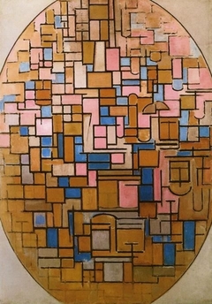 Tableau III: Oval Composition by Piet Mondrian