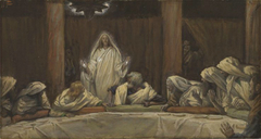 The Appearance of Christ at the Cenacle by James Tissot