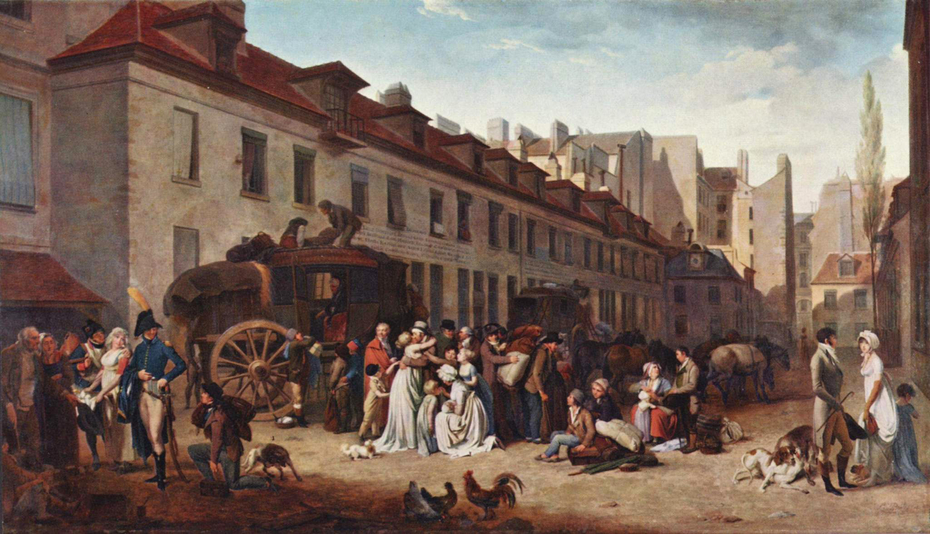 The Arrival of the Stagecoach