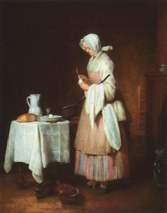 The Attentive Nurse by Jean-Baptiste-Siméon Chardin