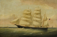 The barque 'Lord Clarendon' under way by William Howard Yorke