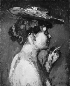 The Cigarette (Jeanne Daurmont) by Walter Sickert