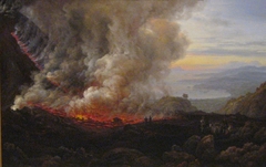 The Eruption of Vesuvius by Johan Christian Dahl