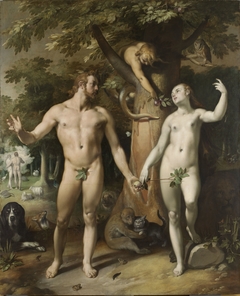 The Fall of Man by Cornelis Cornelisz. van Haarlem