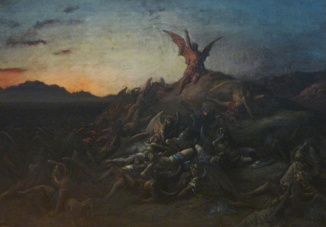 "The Fall of the Rebel Angels" Gustave Doré Artwork on USEUM