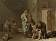 The foot operation by Pieter Jansz. Quast
