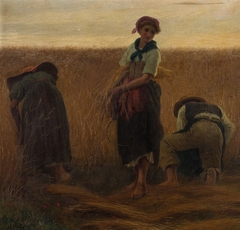 The hay harvest by Carlo Ademollo