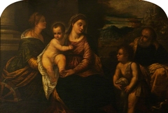 The Holy Family with Saint Catherine and the Infant Saint John by Anonymous